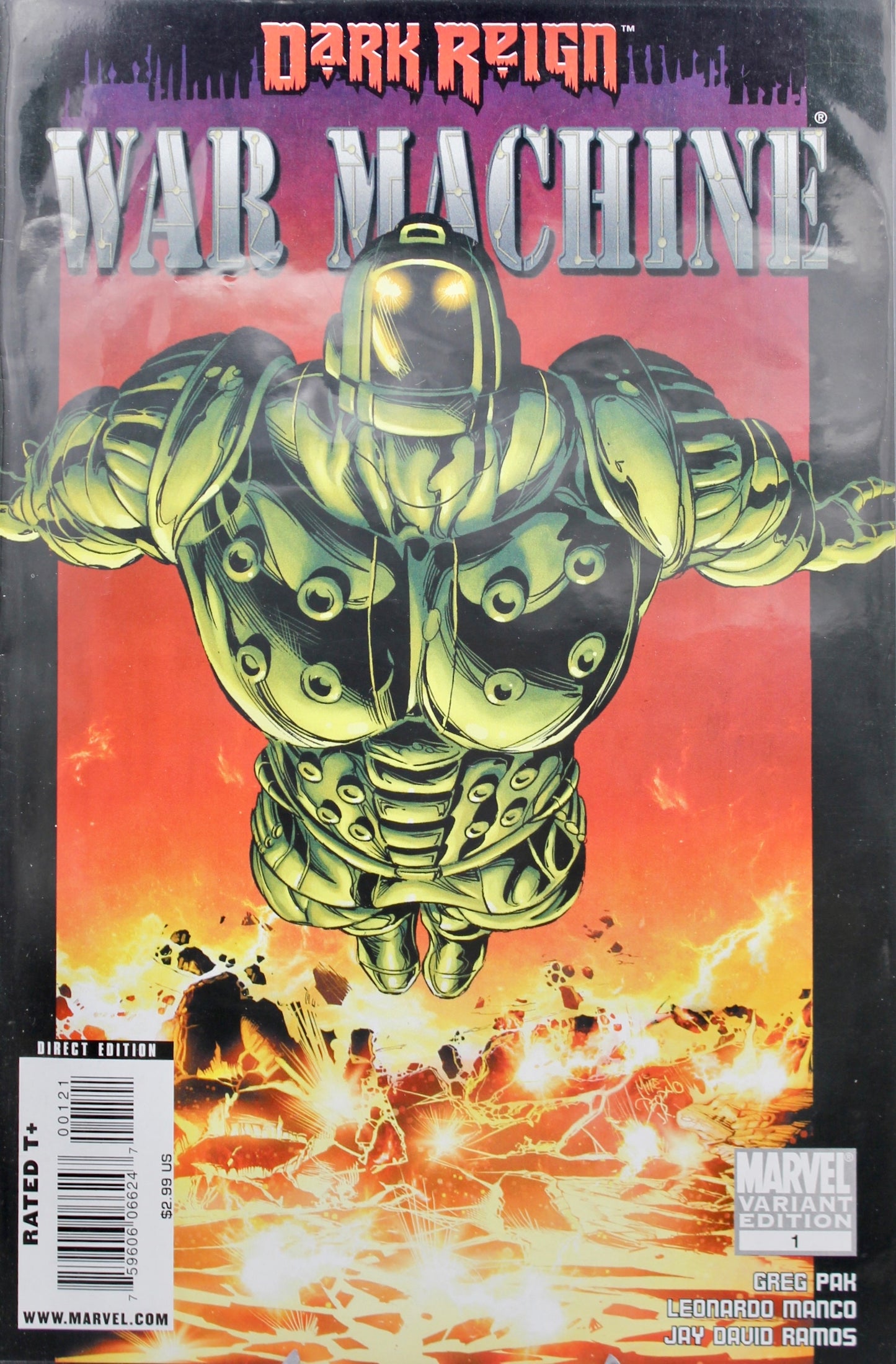 War Machine #1: Villain Variant Dark Reign