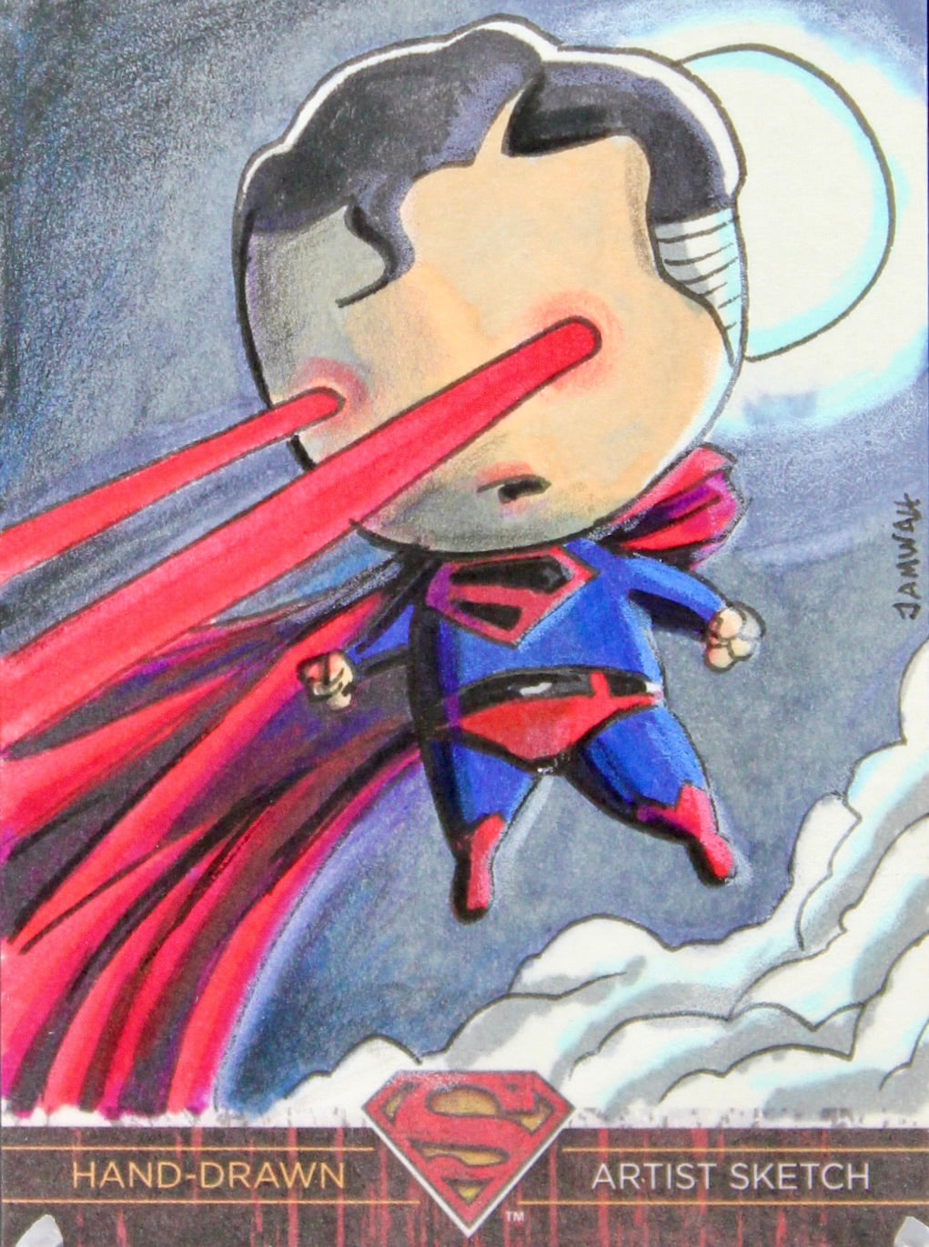 Superman Hand-Drawn Artist Sketch