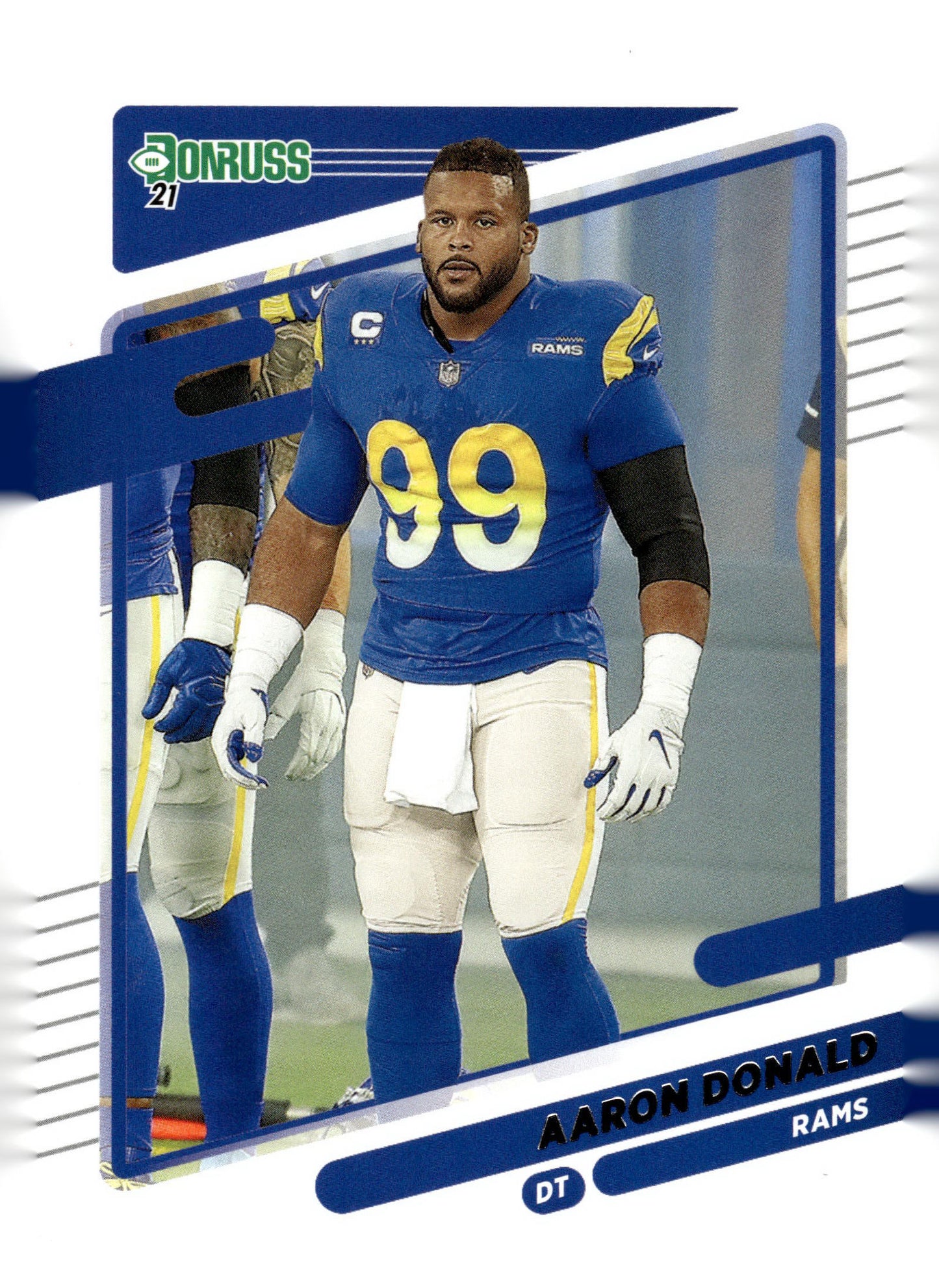 2021 Donruss #140b Aaron Donald No Helmet