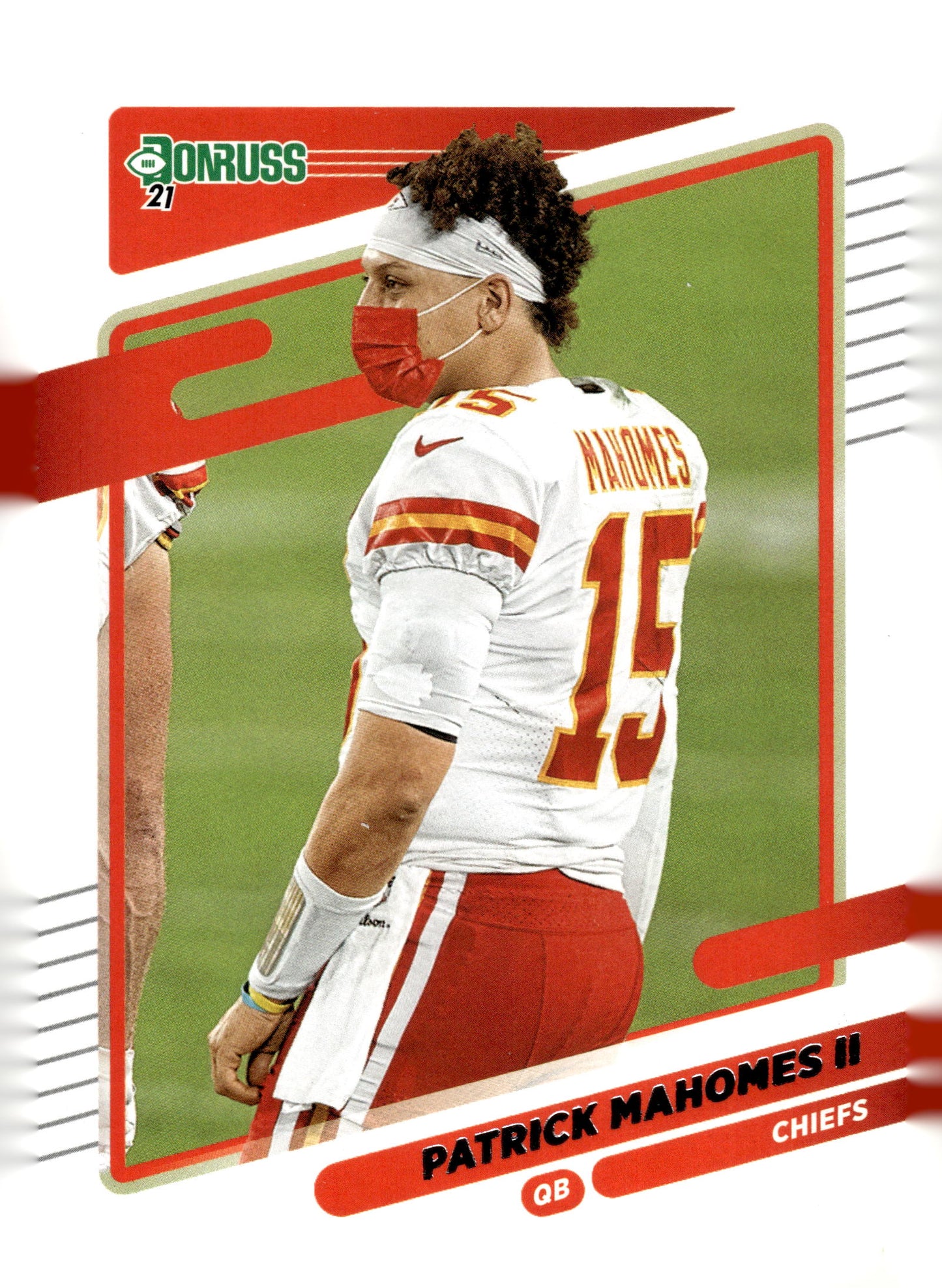 2021 Donruss #116b Patrick Mahomes II No Helmet