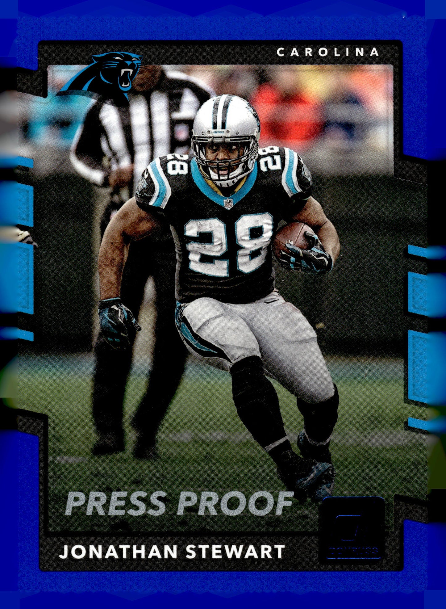 2017 Donruss #94 Jonathan Stewart Press Proof Blue