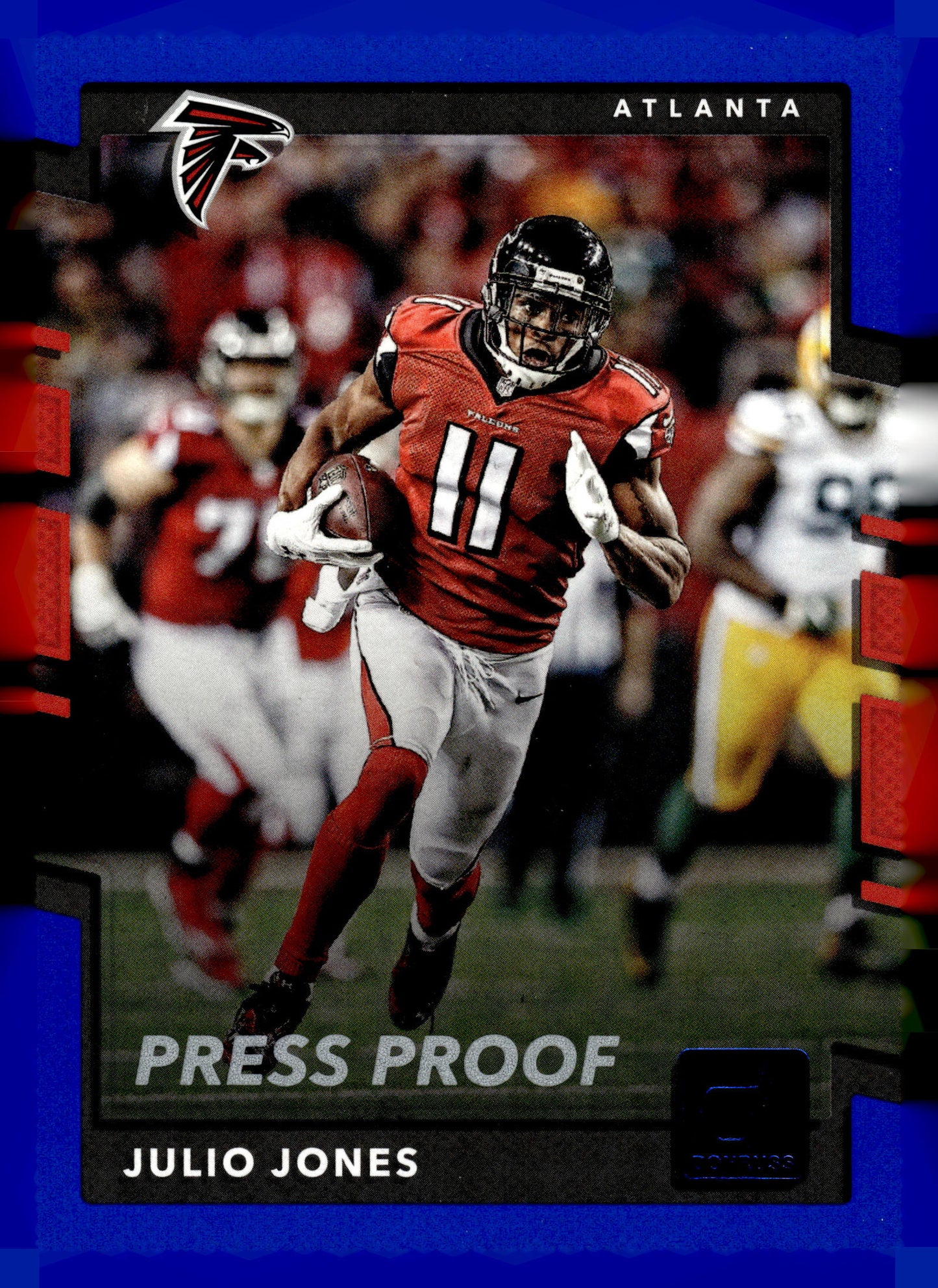 2017 Donruss #48 Julio Jones Press Proof Blue