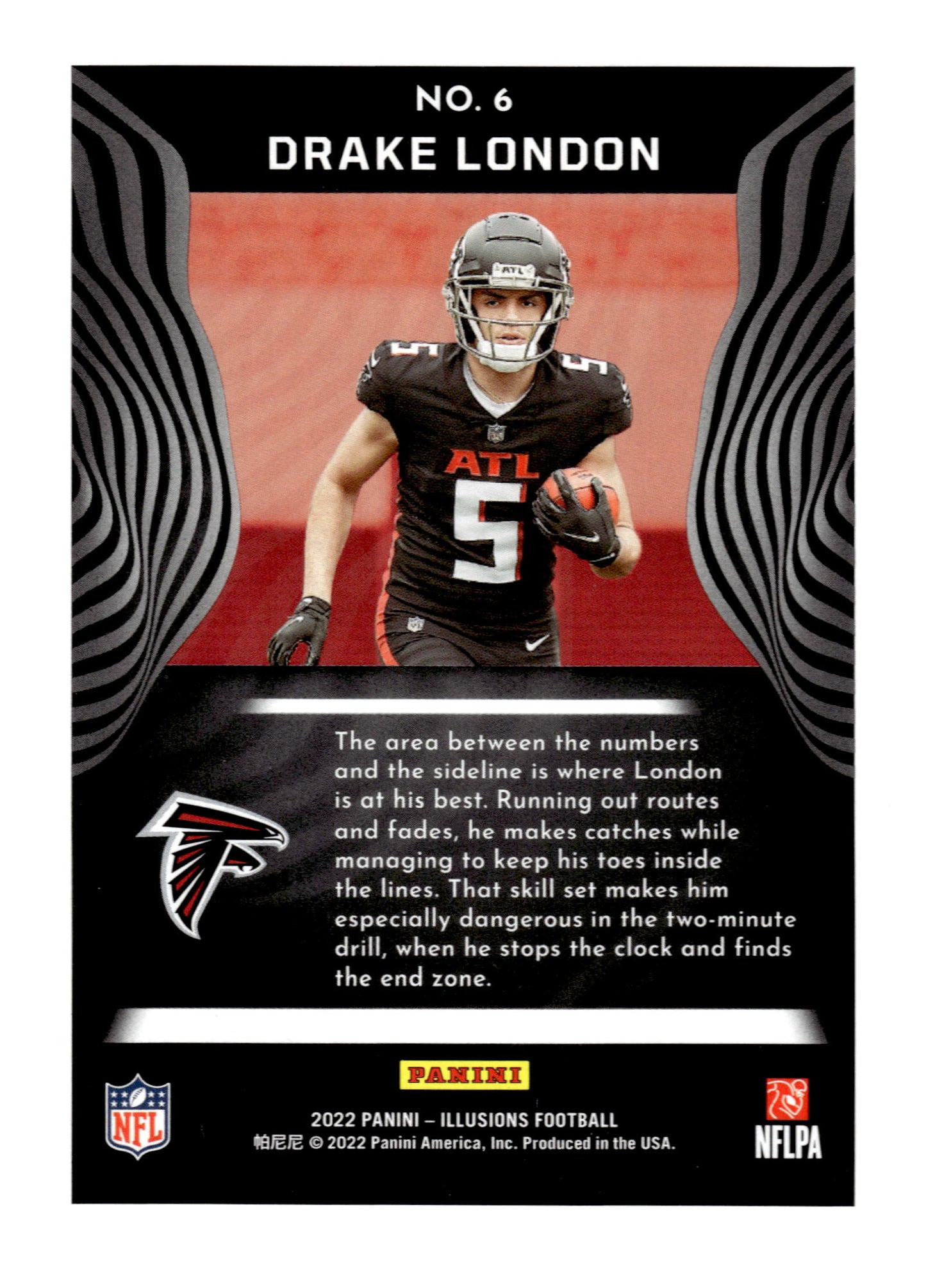 2022 Panini Illusions #6 Drake London