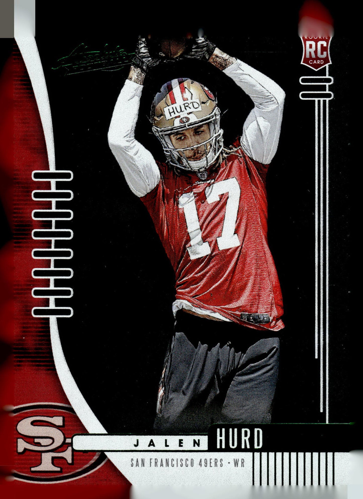 2019 Panini Absolute #185 Jalen Hurd Retail
