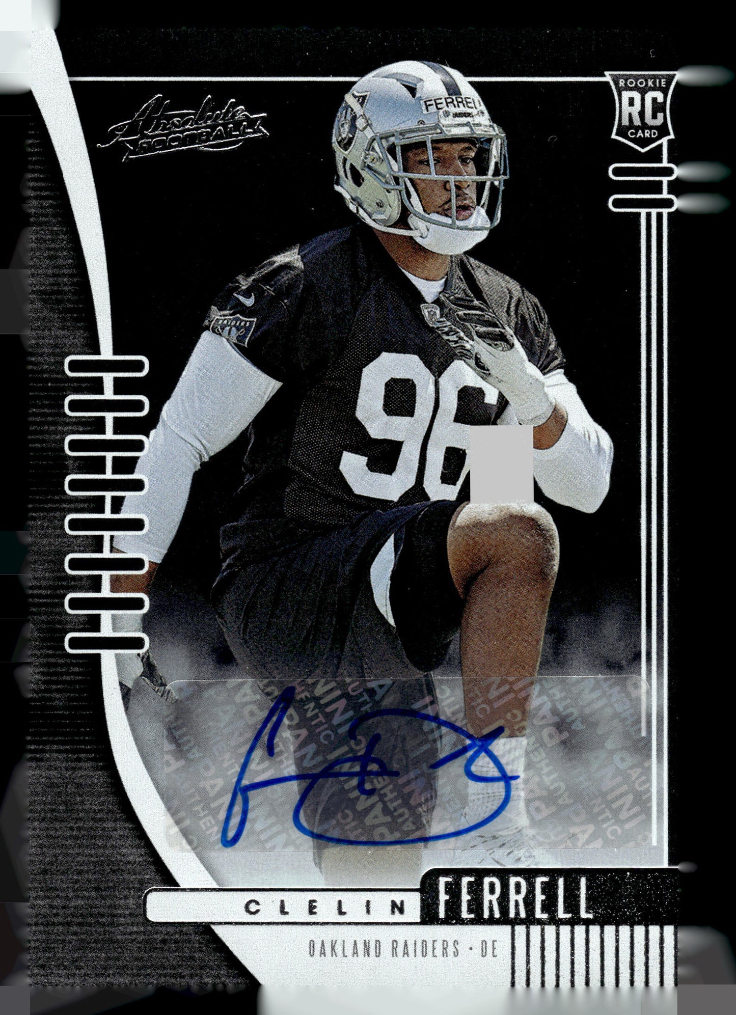 2019 Panini Absolute #181 Clelin Ferrell Signature Rookies