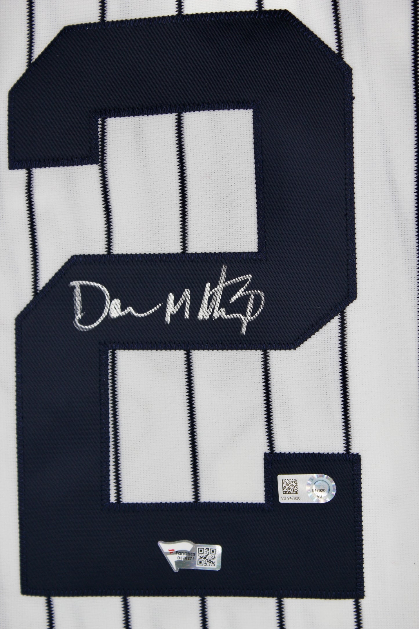 Dan Mattingly Signed Yankees Jersey