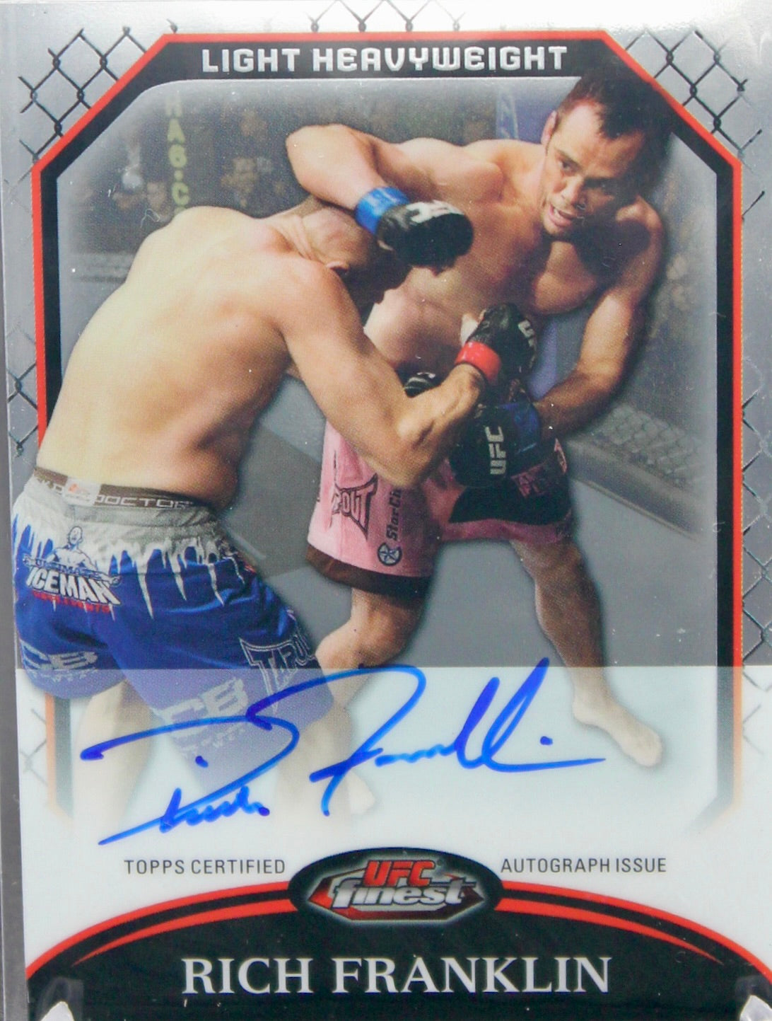 Rich Franklin Autographed Card