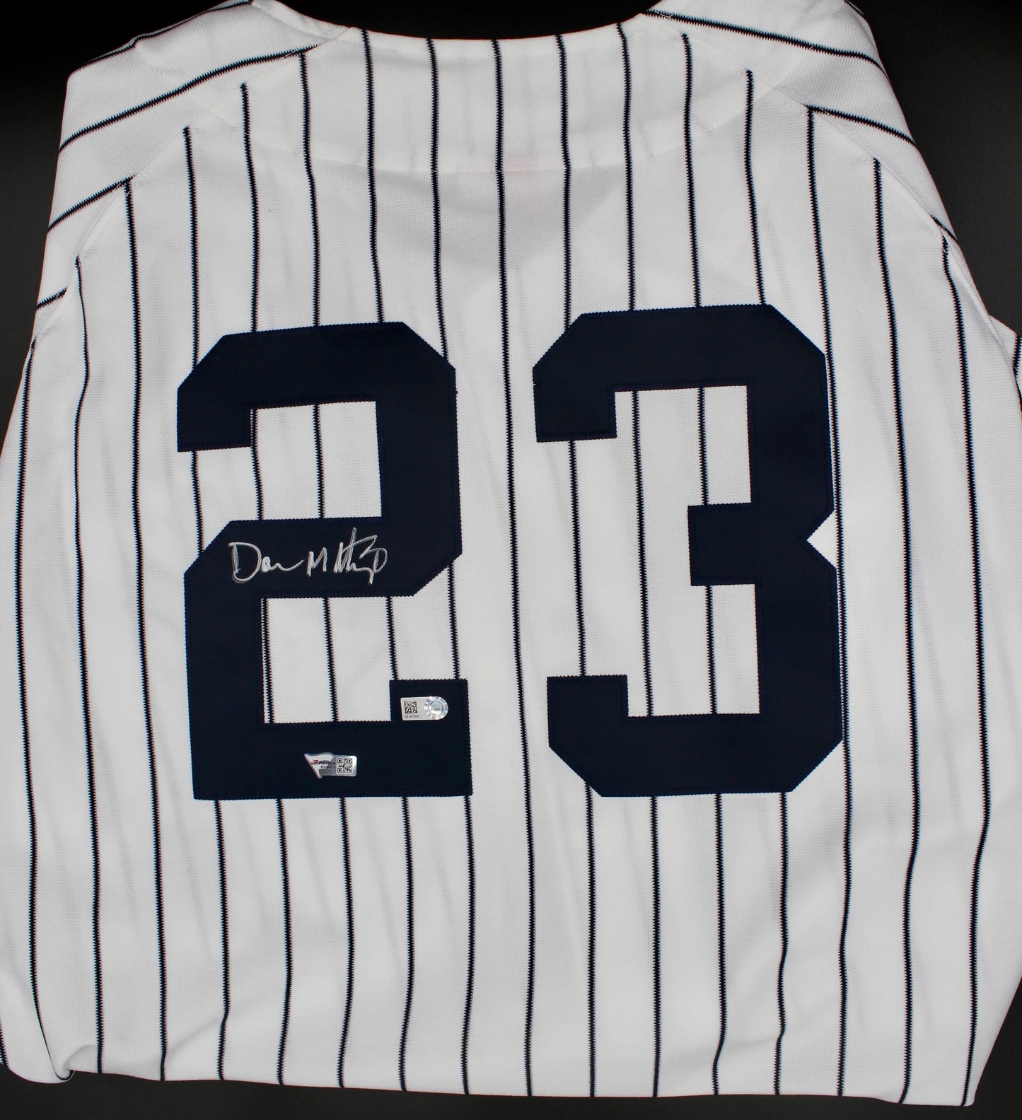 Dan Mattingly Signed Yankees Jersey