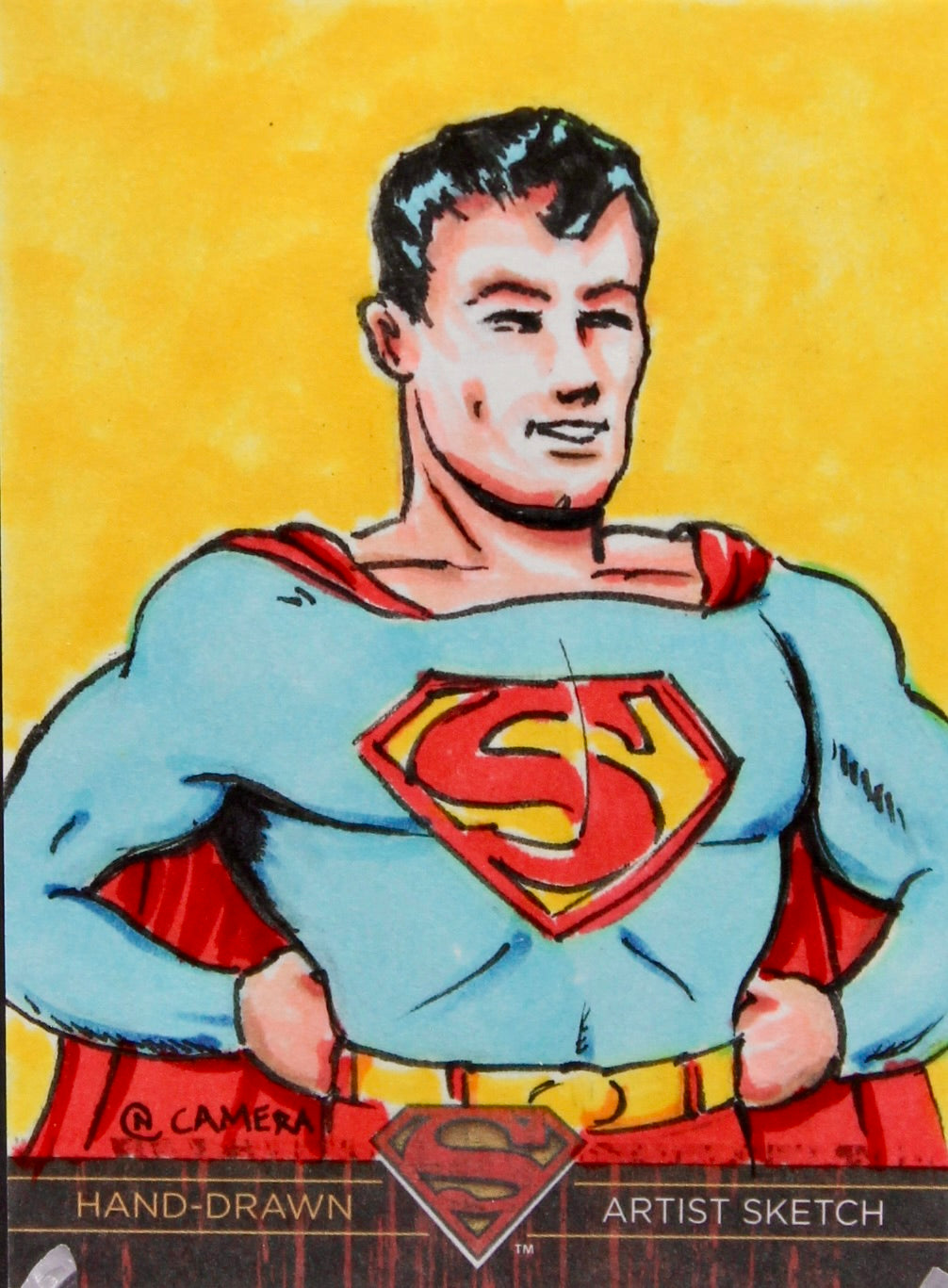 Superman Hand-Drawn Artist Sketch