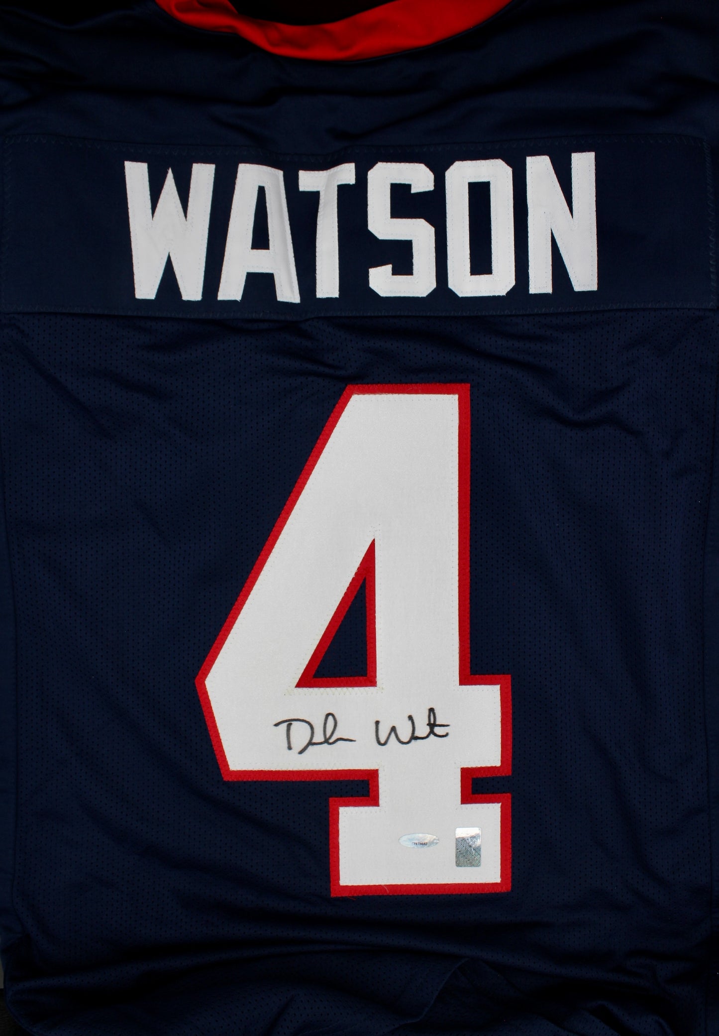 Deshaun Watson Signed Texans Jersey