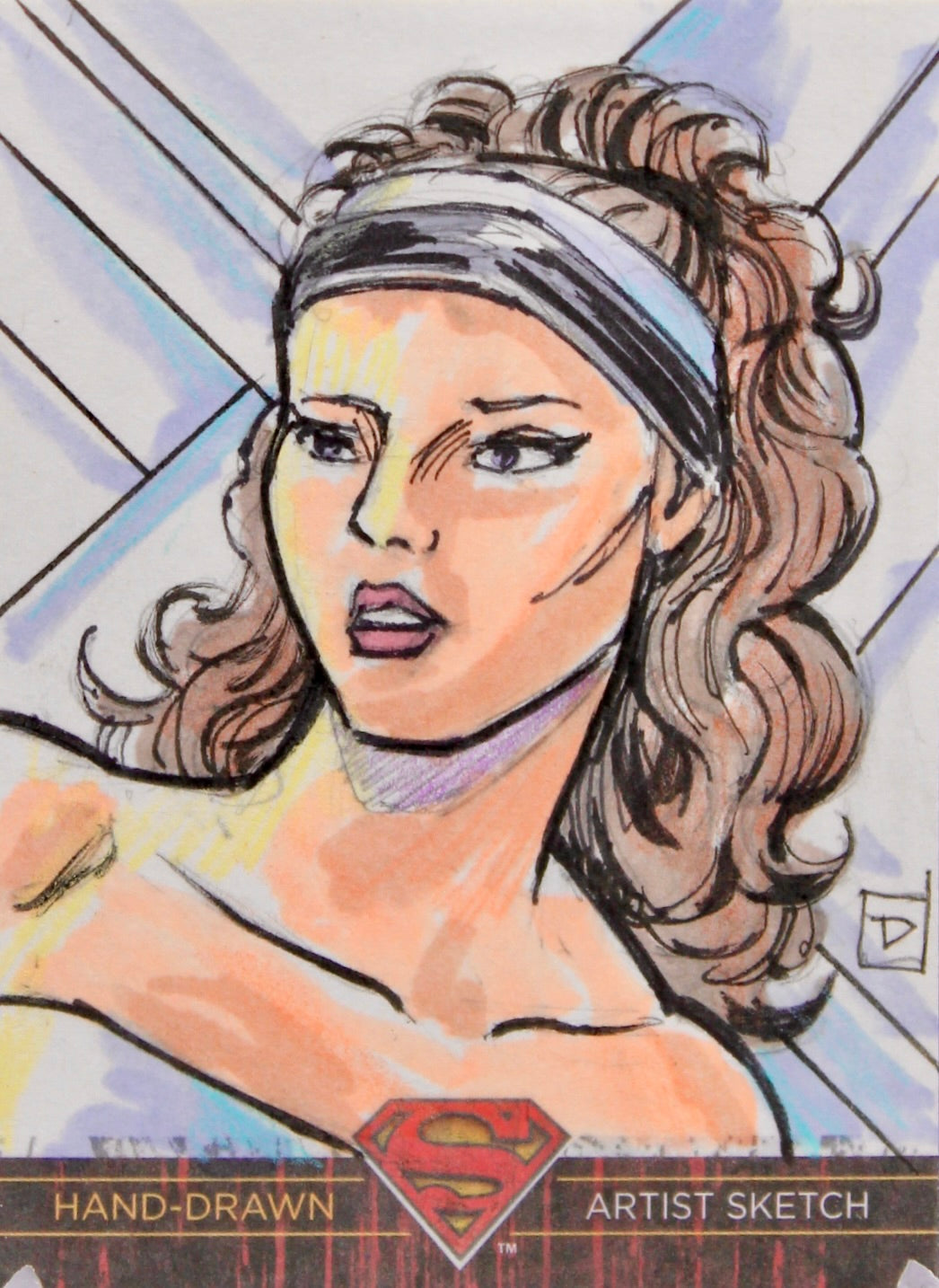 Superman's Mother Hand-Drawn Artist Sketch