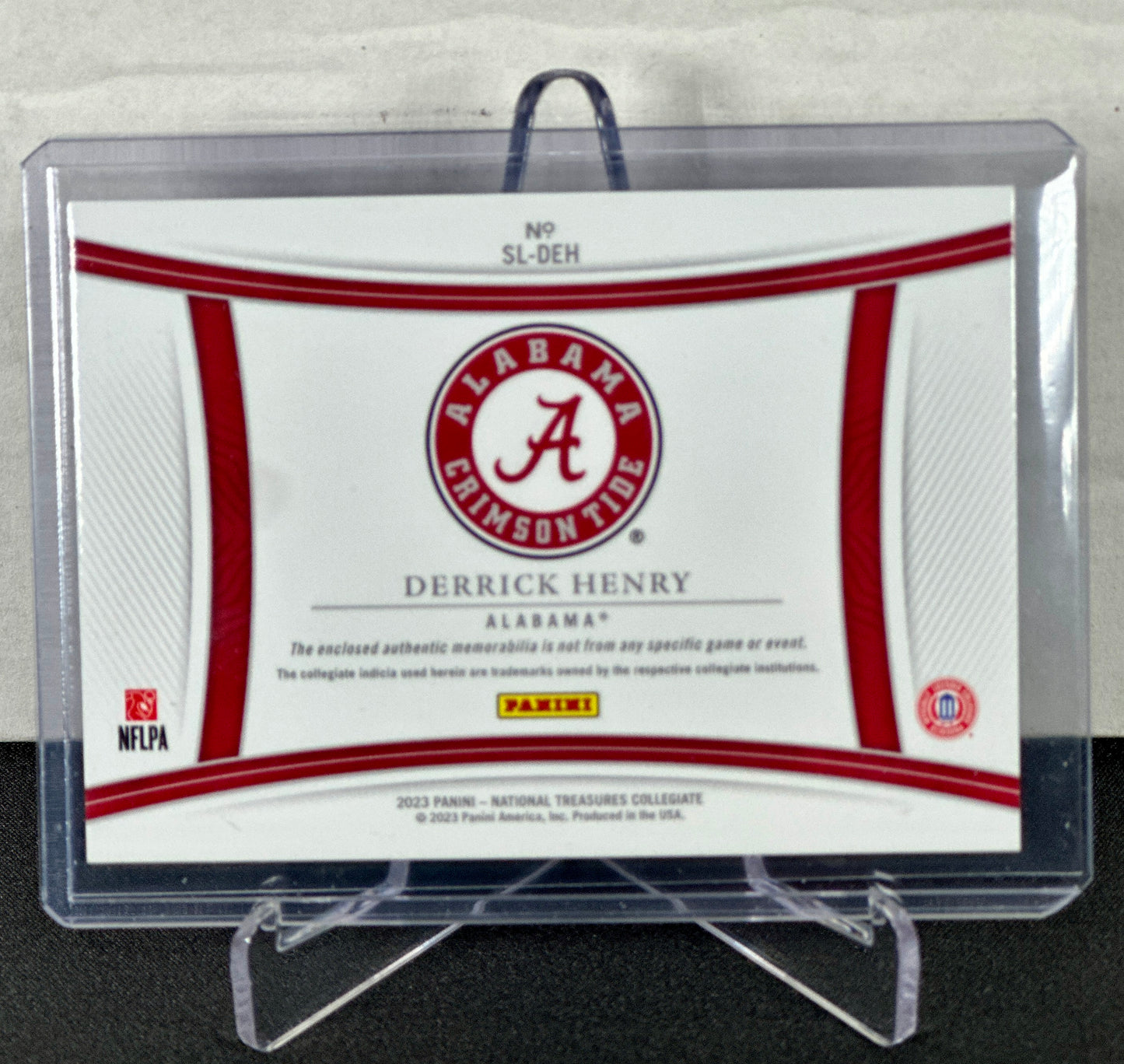 2023 National Treasures Collegiate #SL-DEH Silhouettes Jersey #/99