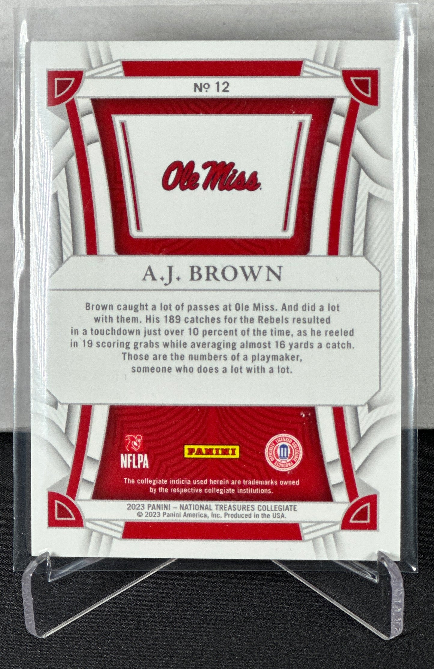 2023 National Treasure A.J. Brown #/99