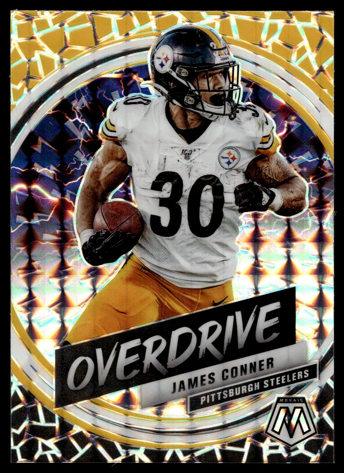 2020 Panini Mosaic #O19 James Conner Overdrive