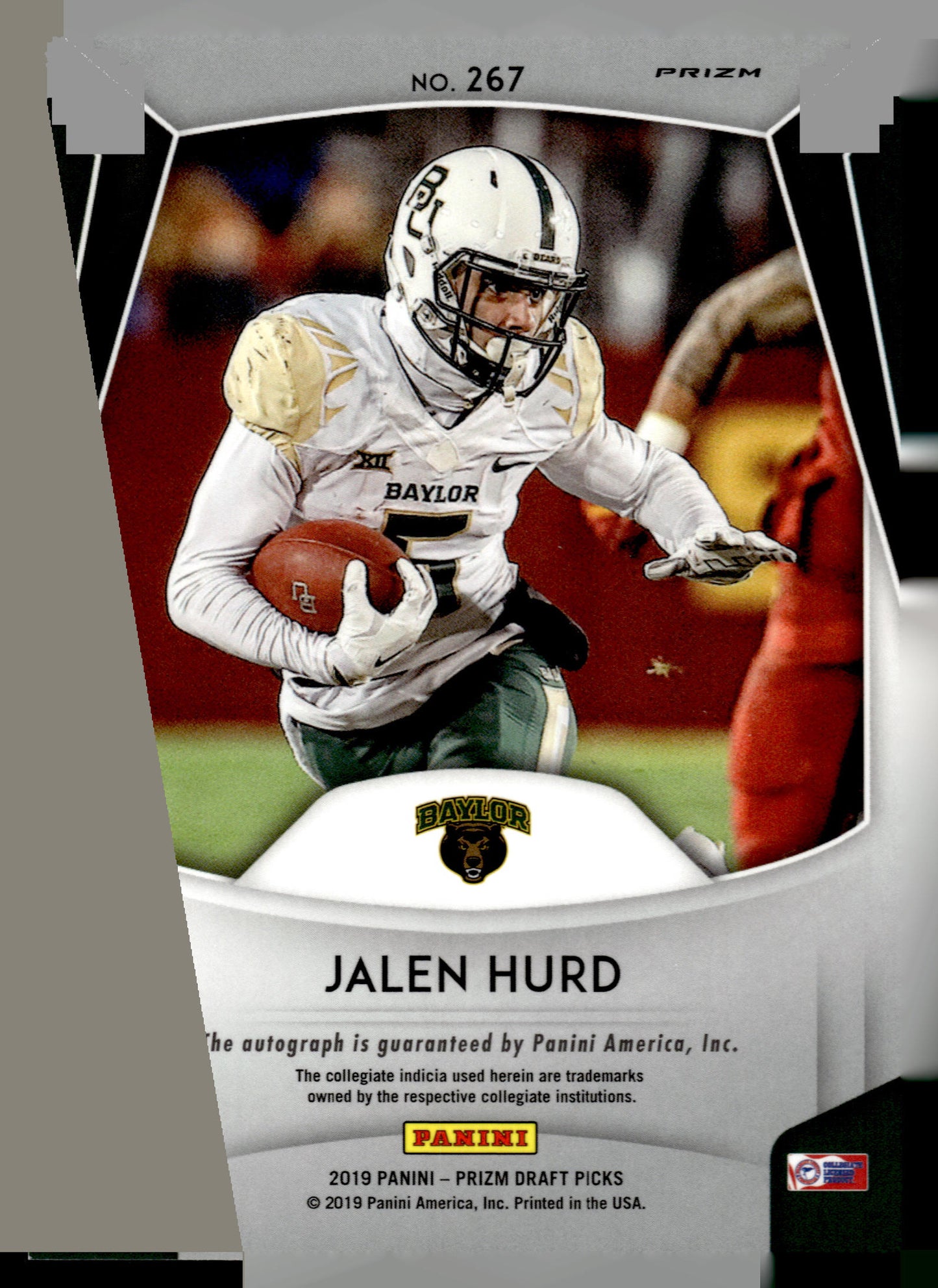 2019 Panini Prizm Draft Picks #267 Jalen Hurd Prizms Silver Autographs