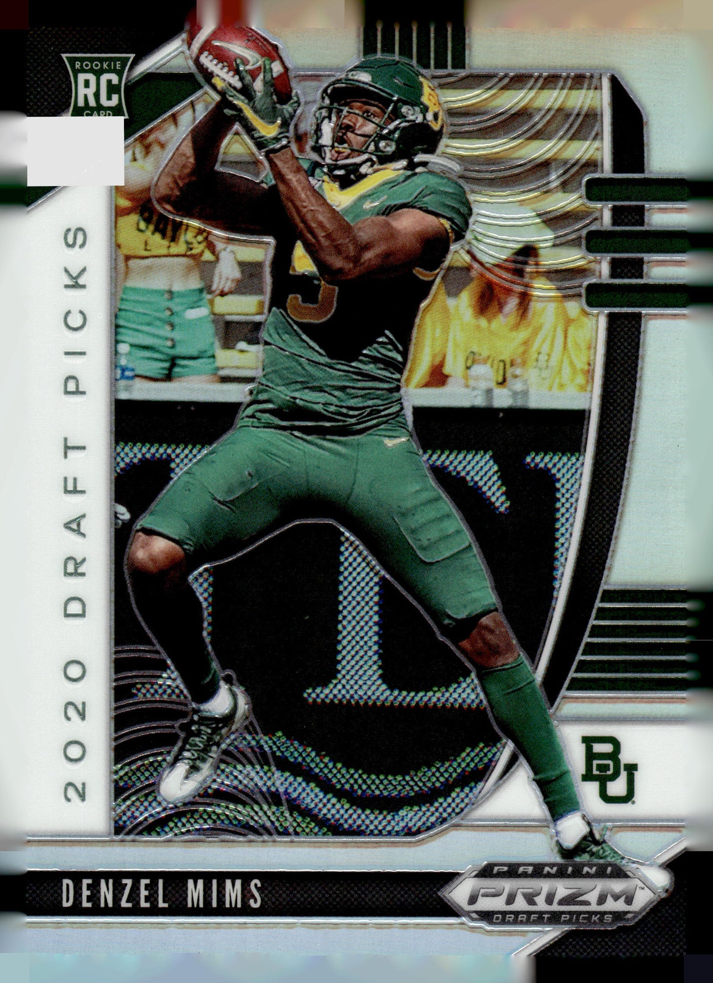 2020 Panini Prizm Draft Picks #147 Denzel Mims Prizms Green