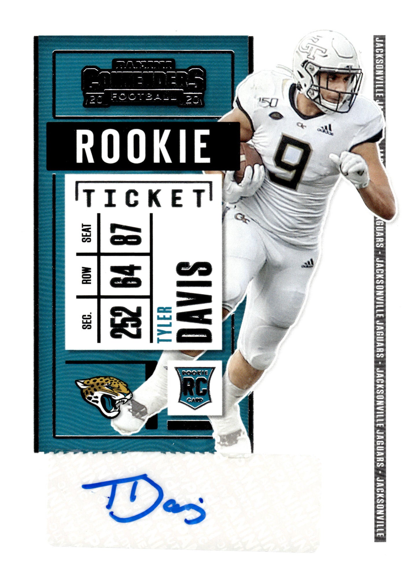 2020 Panini Contenders #298 Tyler Davis