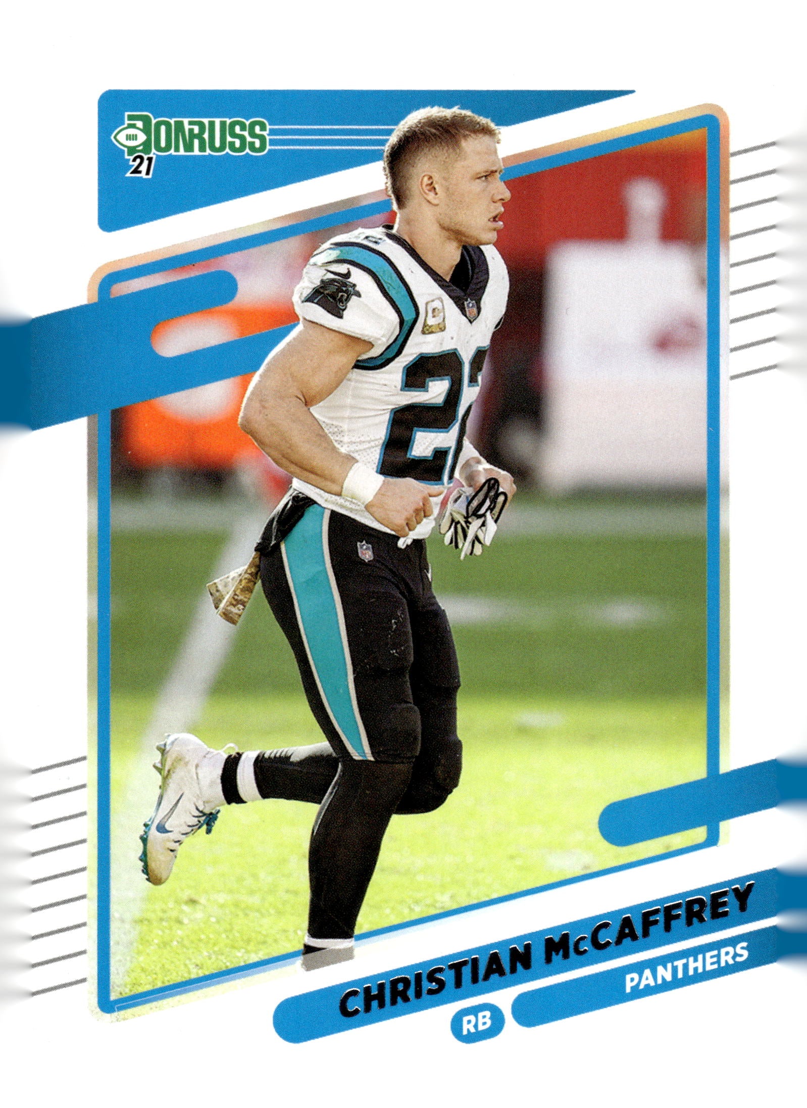 2021 Donruss #219b Christian McCaffrey No Helmet