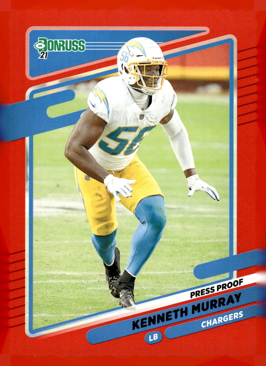 2021 Donruss #77 Kenneth Murray Press Proof Red
