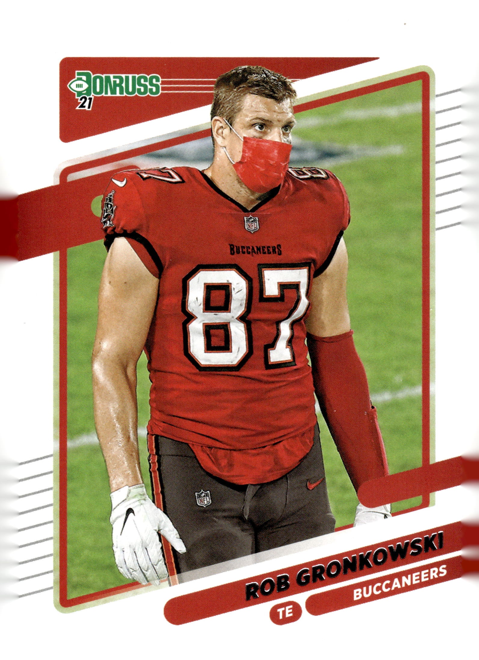 2021 Donruss #104b Rob Gronkowski No Helmet