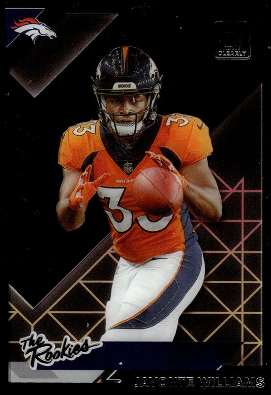 2021 Clearly Donruss #CTR-JWI Javonte Williams Clearly The Rookies
