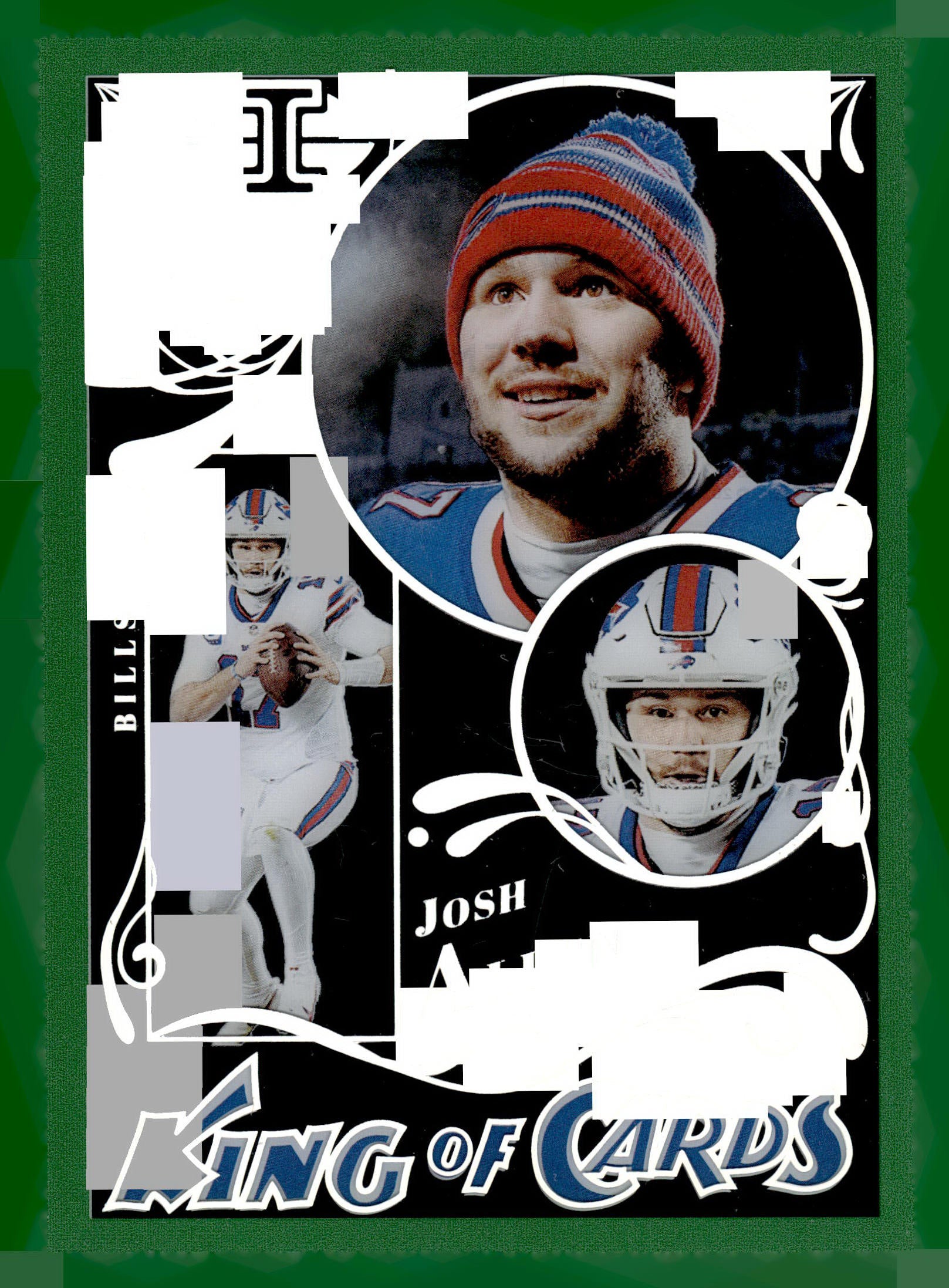 2022 Panini Illusions #KC-2 Josh Allen King of Cards