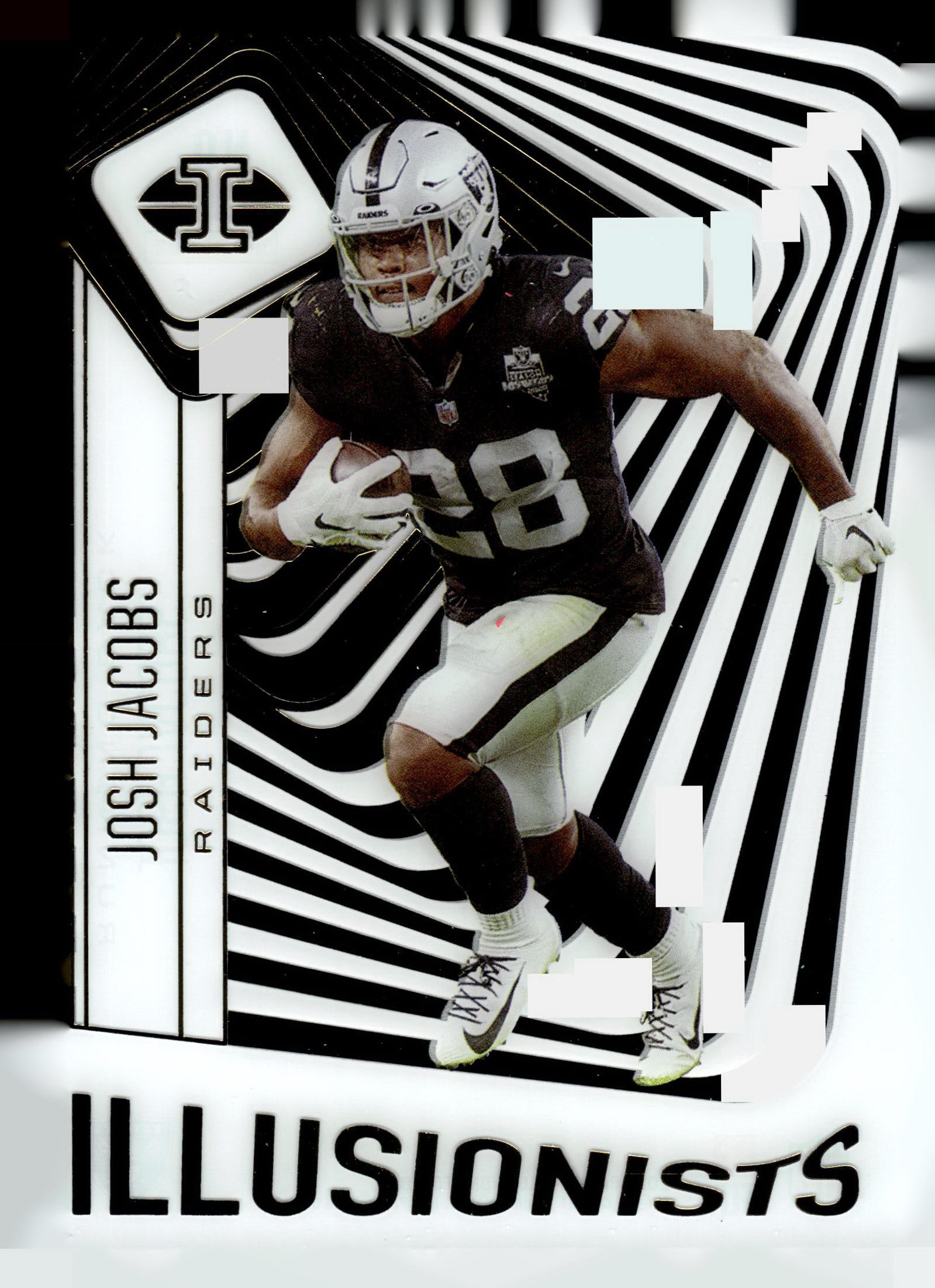 2021 Panini Illusions #ILL-4 Josh Jacobs Illusionists