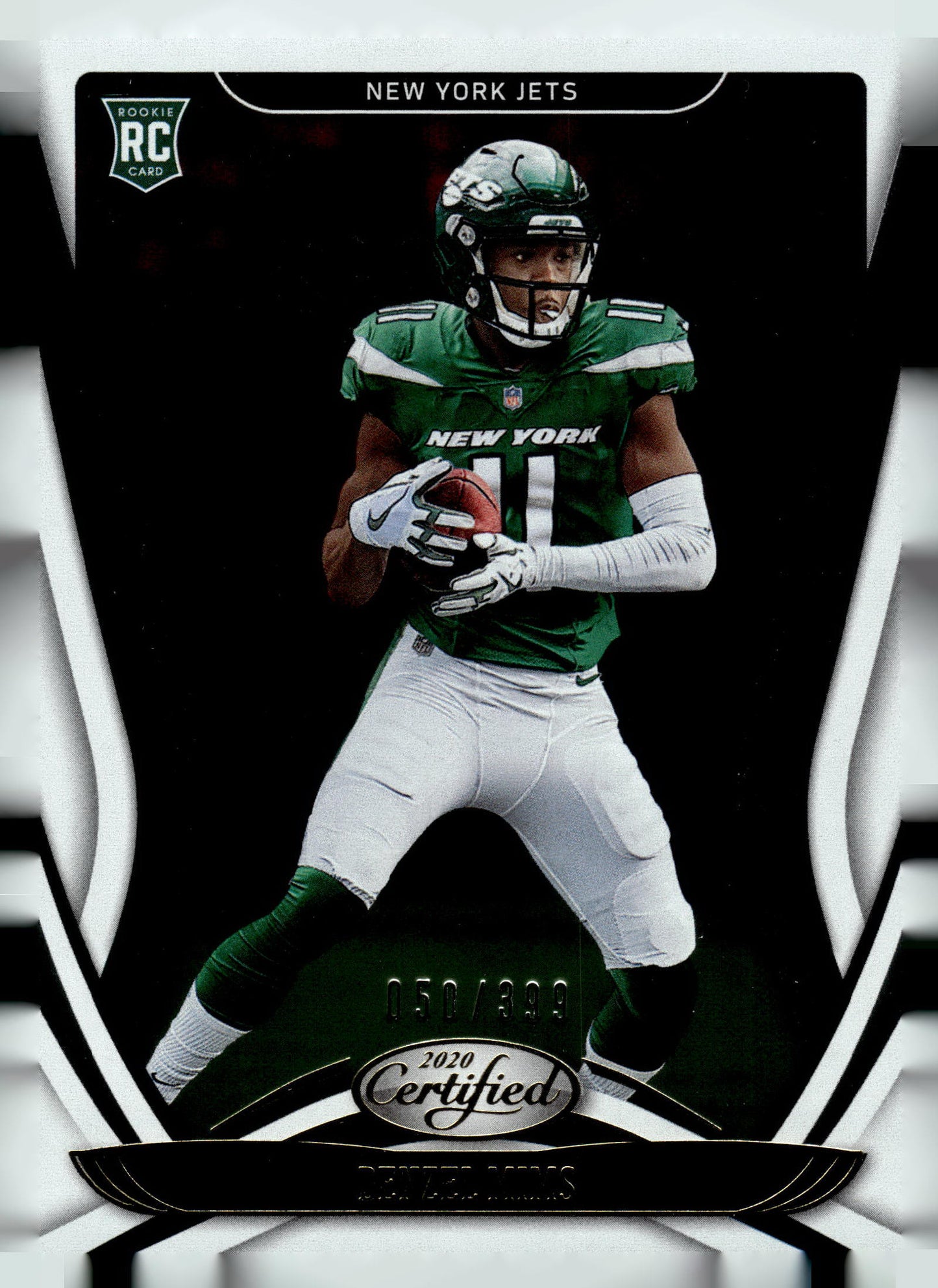 2020 Panini Certified #123 Denzel Mims #/399