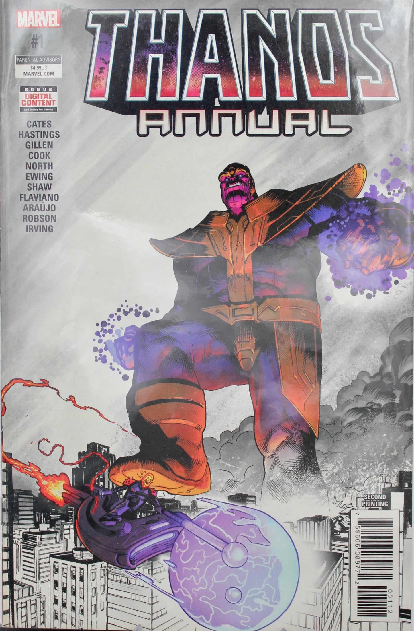 Thanos Annual #1, Second Printing