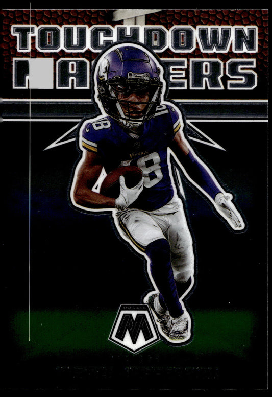 2022 Panini Mosaic #TD-18 Justin Jefferson Touchdown Masters Mosaic