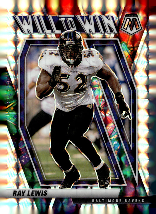 2021 Panini Mosaic #WW-17 Ray Lewis Will to Win Mosaic