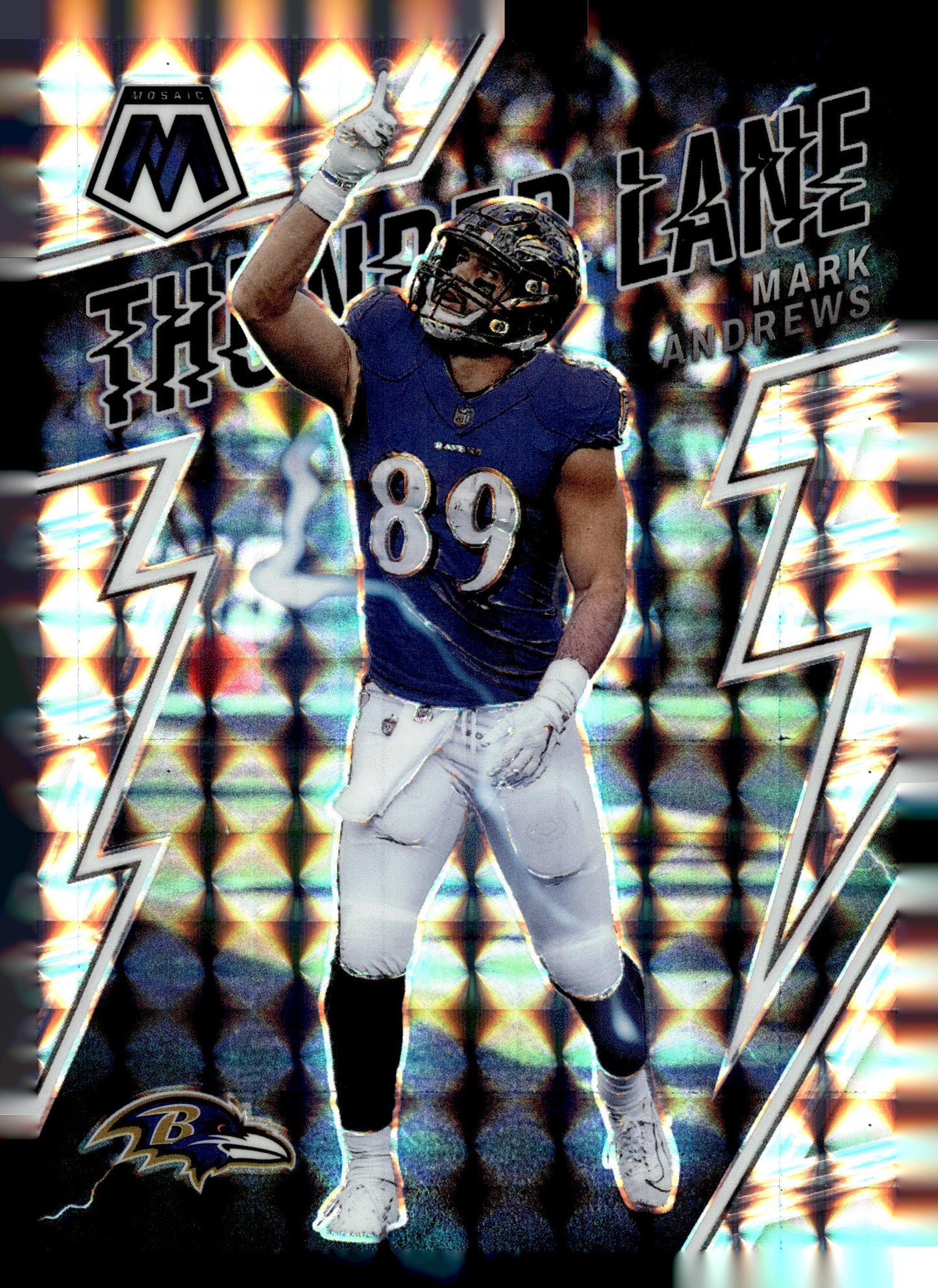 2022 Panini Mosaic #TL-18 Mark Andrews Thunder Lane Mosaic