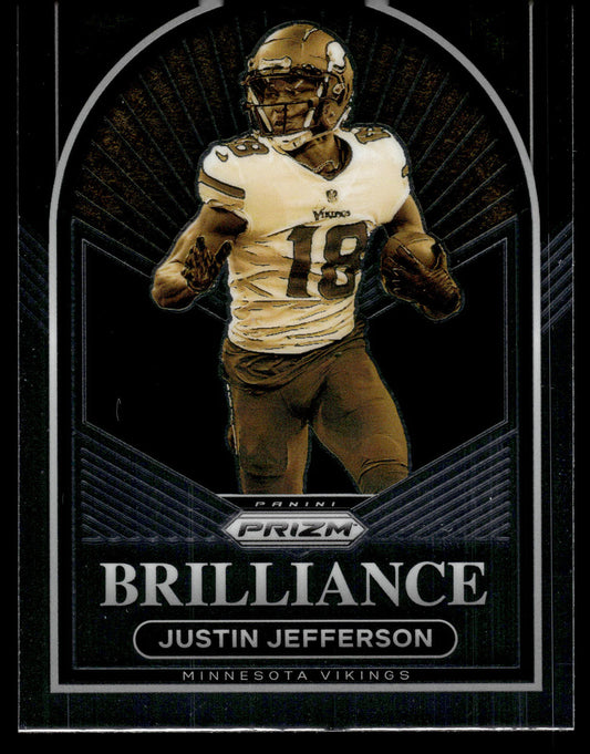 2022 Panini Prizm #B-10 Justin Jefferson Brilliance