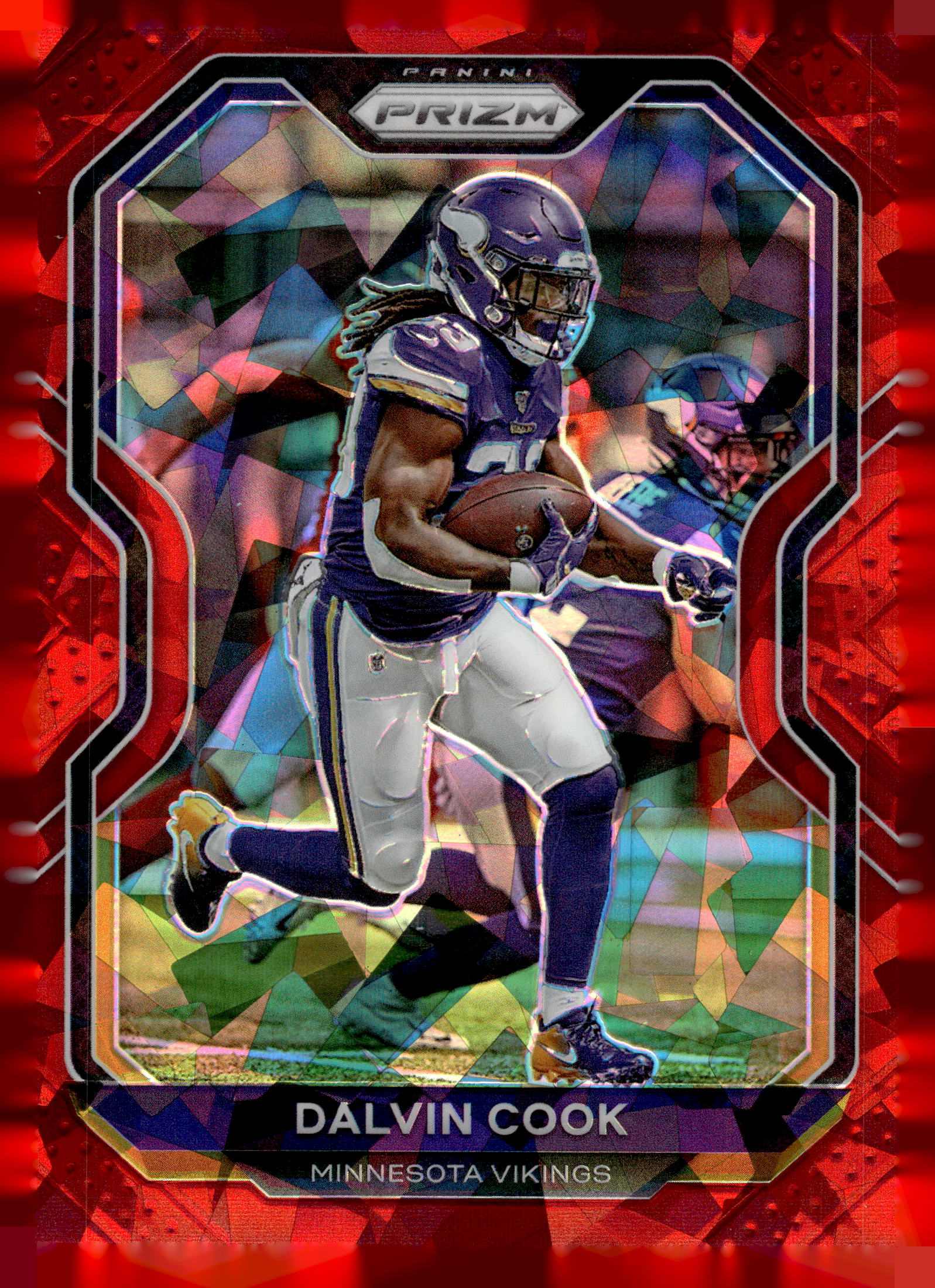 2020 Panini Prizm #218 Dalvin Cook Prizm Red Ice