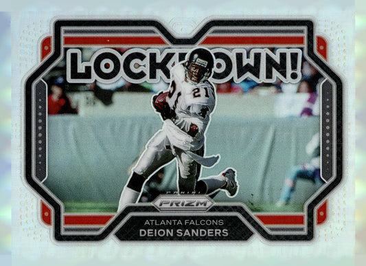 2021 Panini Prizm #23 Deion Sanders Lockdown!