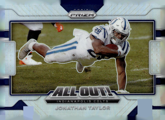 2021 Panini Prizm #19 Jonathan Taylor All Out!