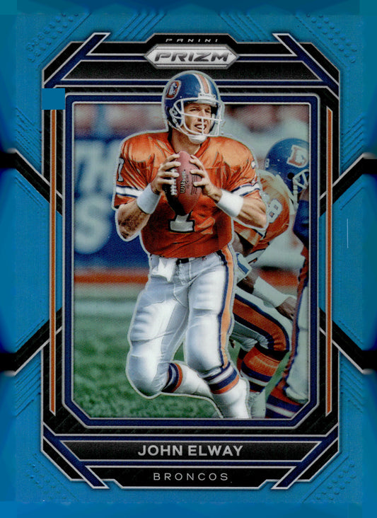 2022 Panini Prizm #93 John Elway Light Blue