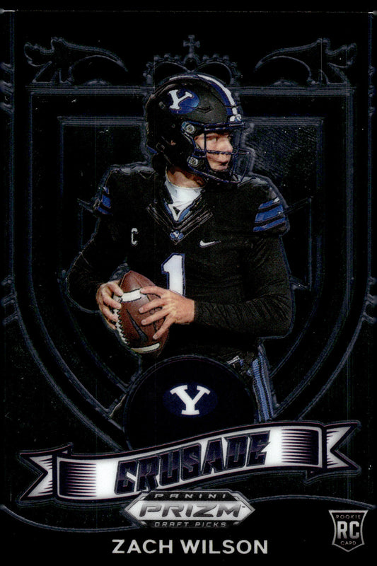 2021 Panini Prizm Draft Picks Collegiate #168 Zach Wilson