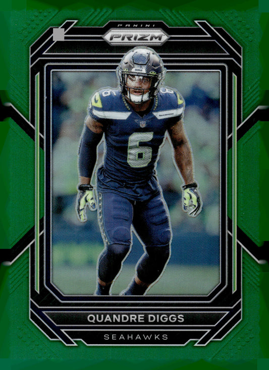 2022 Panini Prizm #260 Quandre Diggs Green