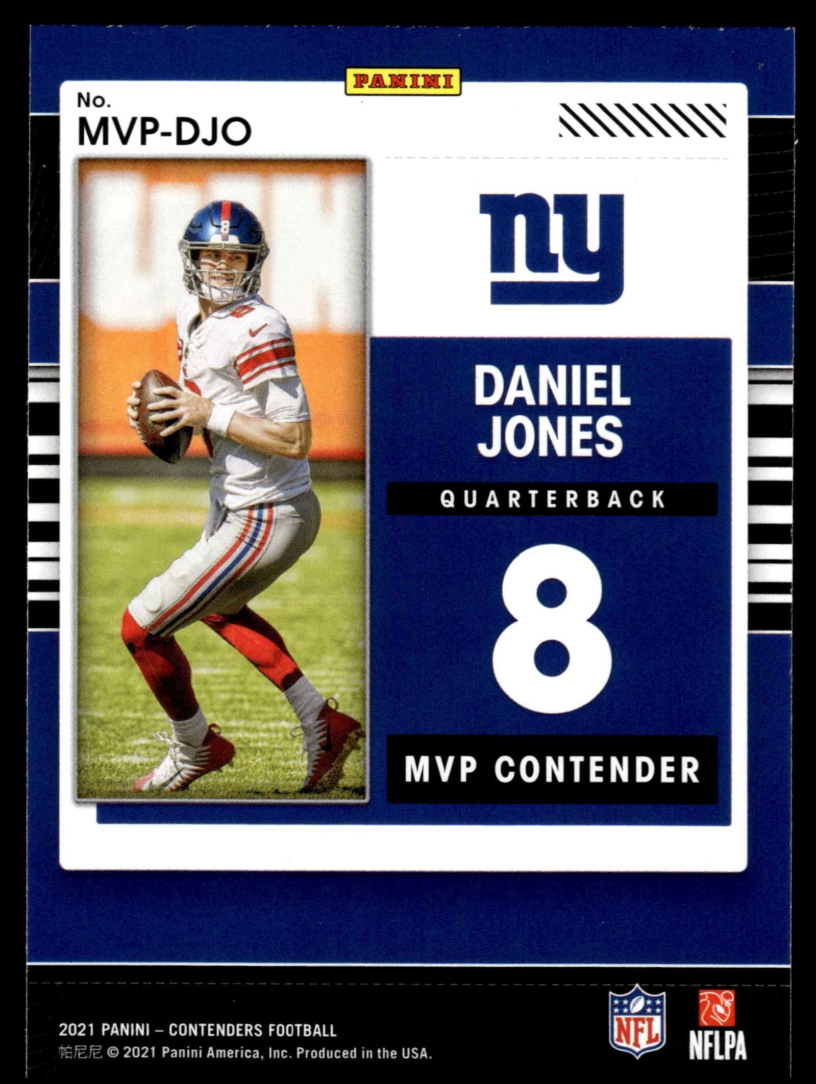 2021 Panini Contenders #MVP-DJO Daniel Jones MVP Contenders