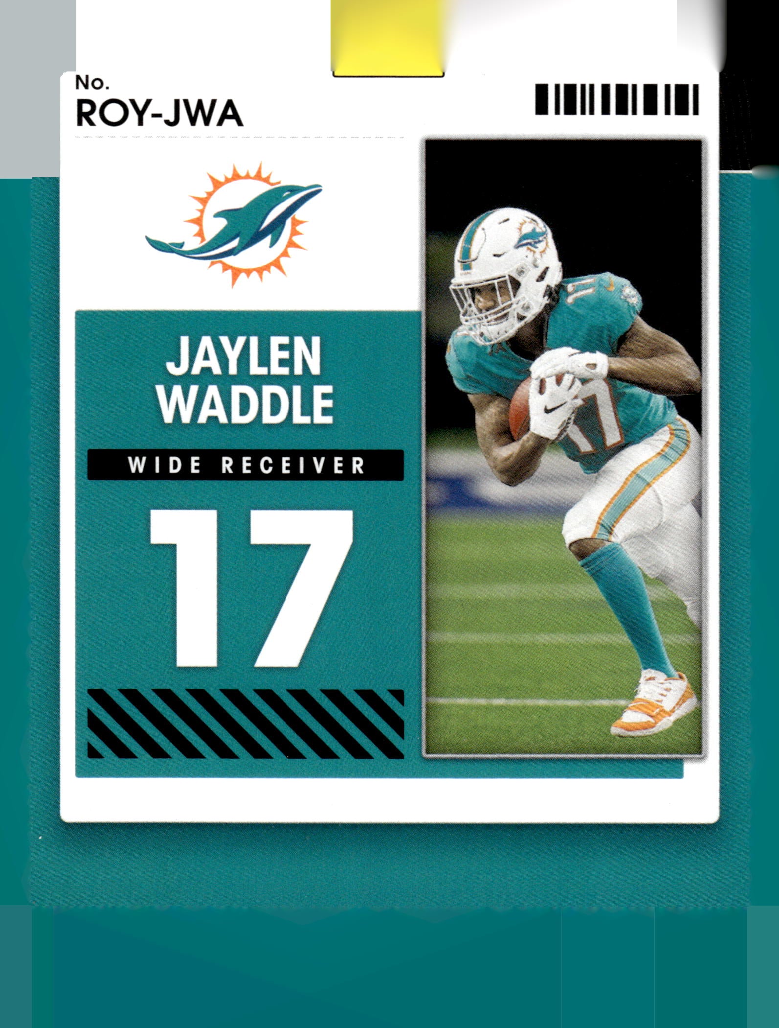 2021 Panini Contenders #ROY-JWA Jaylen Waddle Rookie of the Year Contenders