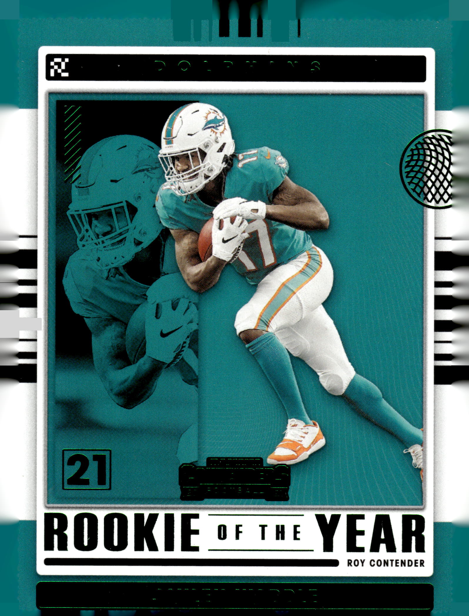 2021 Panini Contenders #ROY-JWA Jaylen Waddle Rookie of the Year Contenders