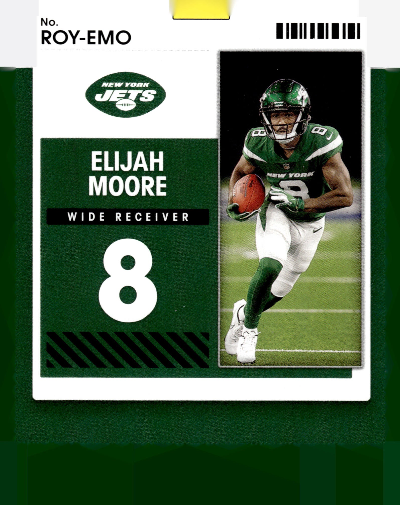 2021 Panini Contenders #ROY-EMO Elijah Moore Rookie of the Year Contenders