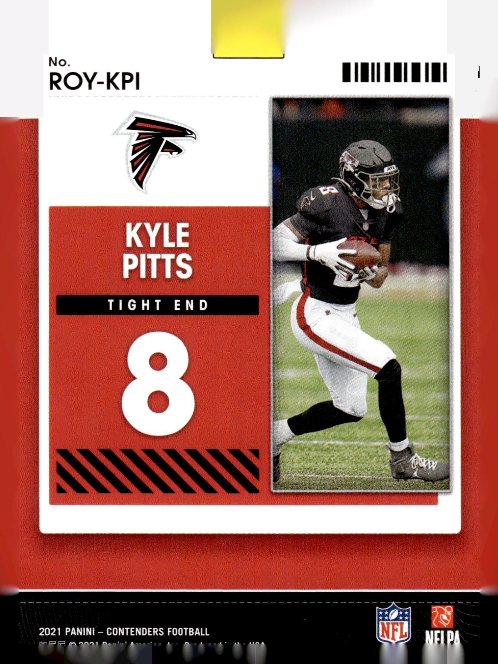 2021 Panini Contenders #ROY-KPI Kyle Pitts Rookie of the Year Contenders